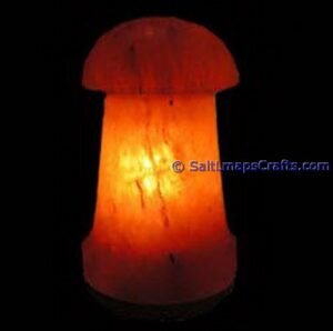 mushroomdesigncraftedhimalayansaltlampperfectfordesksidetablenightlighthomeoffice10 Salt Lamps Crafts Manufacture and Exporter