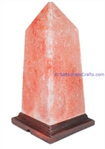 obeliskdesigncraftedhimalayansaltlampperfectfordesksidetablenightlighthomeoffice02 Salt Lamps Crafts Manufacture and Exporter