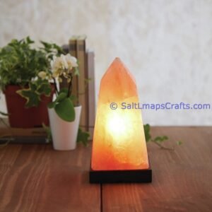 pyramiddesigncraftedhimalayansaltlampperfectfordesksidetablenightlighthomeoffice17 Salt Lamps Crafts Manufacture and Exporter