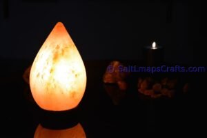 raindropdesigncraftedhimalayansaltlampperfectfordesksidetablenightlighthomeoffice01 Salt Lamps Crafts Manufacture and Exporter