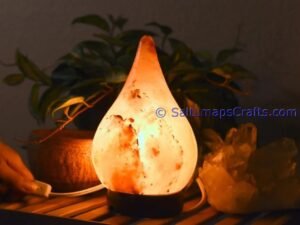raindropdesigncraftedhimalayansaltlampperfectfordesksidetablenightlighthomeoffice07 Salt Lamps Crafts Manufacture and Exporter